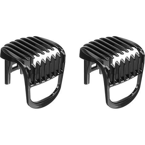 2 sabots de tondeuse à barbe compatibles avec les rasoirs Philips QT3300, QT3310, QT4000, QT4005, QT4007, QT4008, QT4012, QT4013, QT4014, QT4015 et XA4003 (1/5)