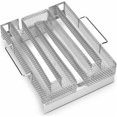 Kaltrauchgenerator für Kalksteinräucheröfen, Edelstahl und ausbalanciert, für Lebensmittel und Fleisch. (1/5)