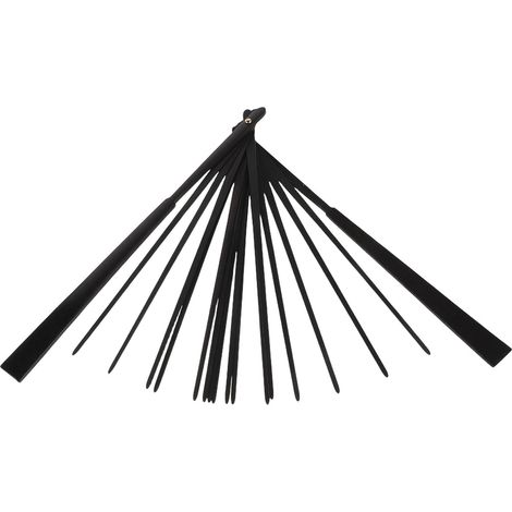 Cadre de Ventilateur Artisanal Pliant en Bambou Noir Pièces Semi-finies pour Création Manuelle, Support Robuste et Assemblage Facile, Style Vintage Classique (1/5)