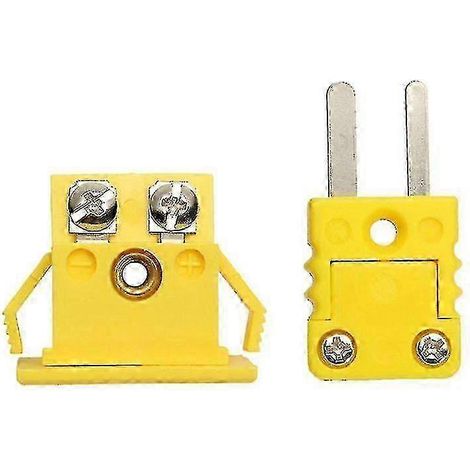 Capteur de température thermocouple avec mini-connecteur mâle et femelle de type K PK (1/5)