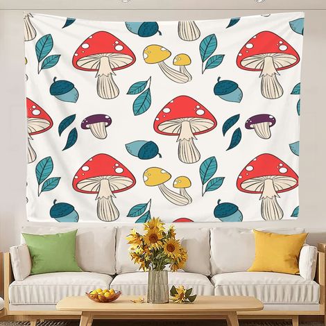 Tapisseries originales et amusantes à suspendre au mur pour chambre, maison ou dortoir 150x130cm (1/5)