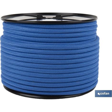 Enrouleur d'écouté nautique 8 mm 200 m rouge