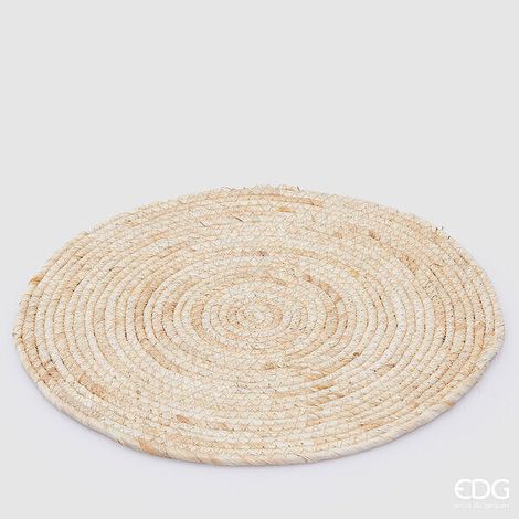 EDG Enzo De Gasperi Tovaglietta Rotonda D 38 Cm Beige