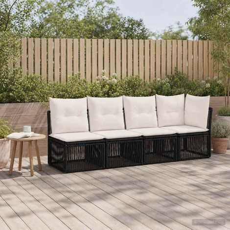 Teenpull – 4-Sitzer Sofa mit linker Armlehne 4 pcs 4-Sitzanzahl Schwarz (1/5)