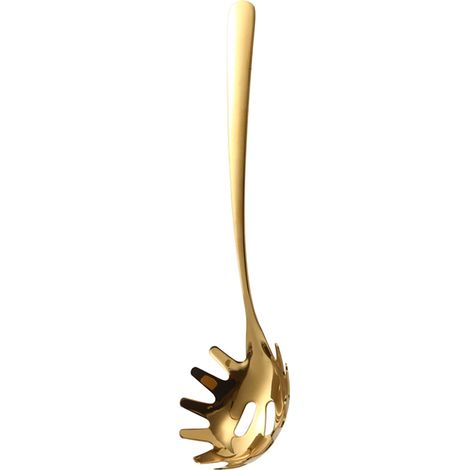 Fourchette À Pâtes - Cuillère À Nouilles En Acier Inoxydable 304 - Égouttoir Pour Spaghettis Et Vermicelles - Cuisine Intérieure - 1 Pièce (1/5)