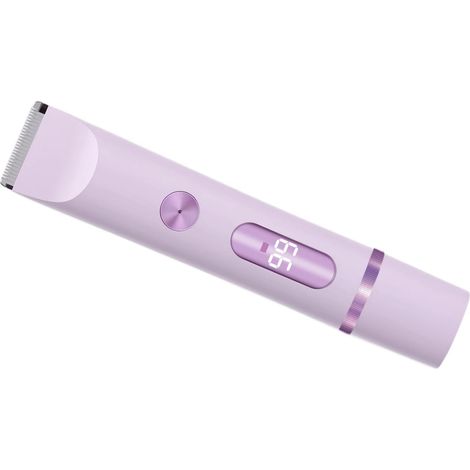 Rasoir sans fil pour femme avec double tête de coupe IPX7 Technologie étanche Épilation pour les zones délicates Tondeuse à double tête pour femme (1/4)