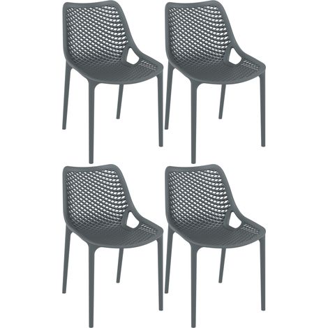 4er Set Stühle Air dunkelgrau (1/5)