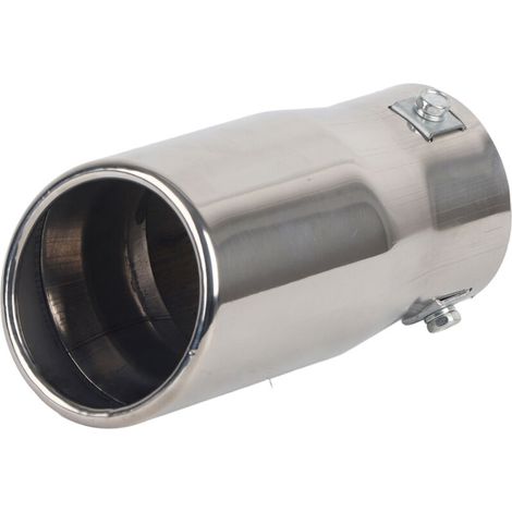 Jeffergarden Modification de voiture : silencieux d'échappement en acier inoxydable, sortie d'échappement arrière inclinée. (1/5)