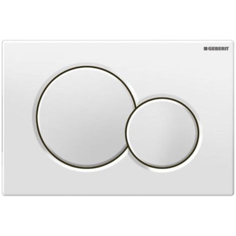 Plaque de déclenchement GEBERIT SIGMA 01 - Pour réservoir UP320 / UP720 - 115.770.11.5 - Blanc (1/5)