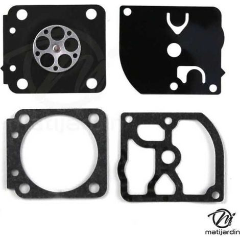 Kit membranes de remplacement pour carburateur GND-81, matériau durable, fixation précise, lot de pièces adaptées pour équipements motorisés (1/2)