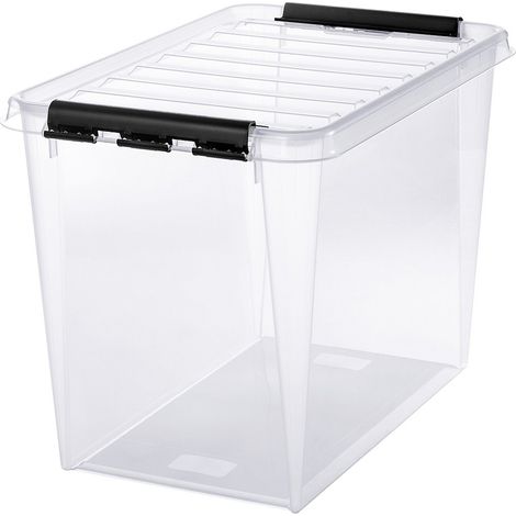Bac Rangement 61l Transparent Smartstore Rangement Polyvalent Grande Capacité Transparent - Générique (1/4)