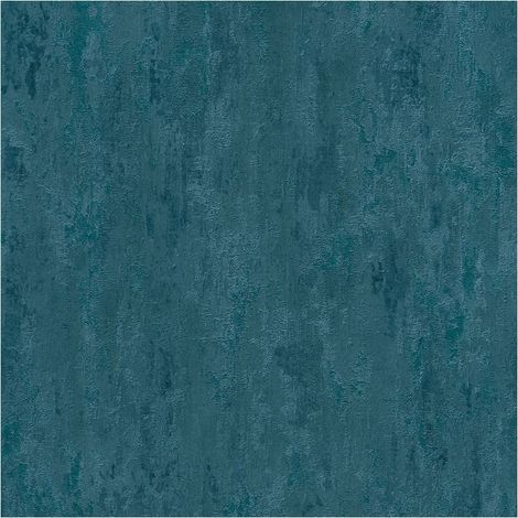 Ton-sur-ton wallpaper wall Profhome 380445 non-woven wallpaper slightly textured Ton-sur-ton and metallic effect blue 5.33 m2 (57 ft2) (1/5)