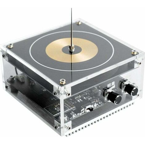 Multifonctionnel Électronique Audio Musique Tesla Bobine Module Plasma Haut-Parleur Son Solide Science Jouet Expérimental avec BT (Noir) (1/5)