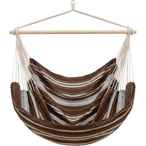 Poltrona Amaca XXL 185x130 cm 2 Persone - Sedia Sospesa Giardino fino a 150 kg