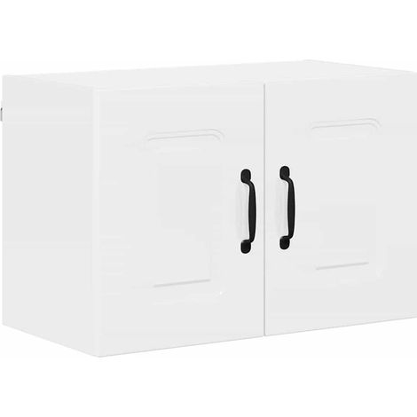 Meuble mural de cuisine，Armoire de cuisine Blanc brillant 60 x 31 x 40 cm CFW90594 (1/5)