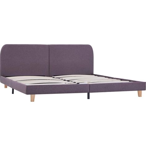 Maison Exclusive - Giroletto senza Materasso Tortora 180x200 cm in Tessuto (1/5)