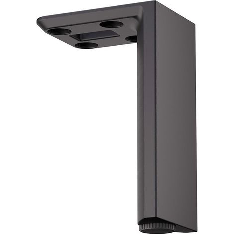 PIEDINO PI30 C MM. 90 NERO OPACO