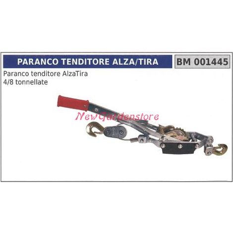 Paranco tenditore AlzaTira 4/8 tonnellate NEW GARDEN STORE 001445