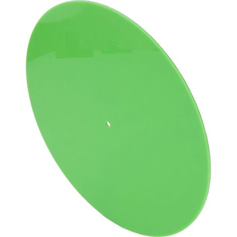 Tapis de platine vinyle vert, antistatique, anti-poussière et anti-bruit, en acrylique, pour platine 12 pouces (1/5)