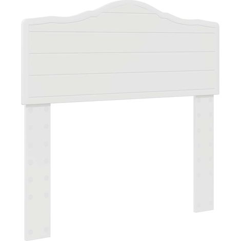 Maison Exclusive - Kopfteil Glänzend Weiß Holzwerkstoff
