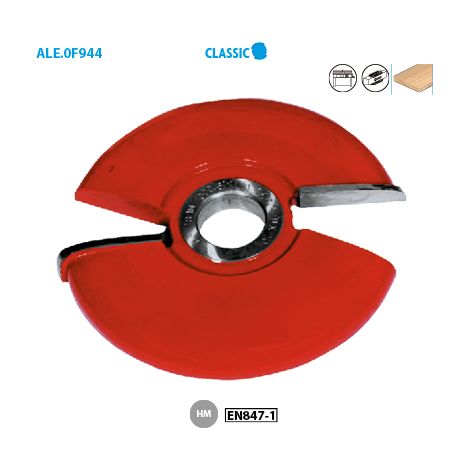 Leman – Fraise carbure brasé D160 AL30 Z2 – Pour travail de précision sur panneaux de porte – 2 dents – Diamètre 160 mm (1/4)