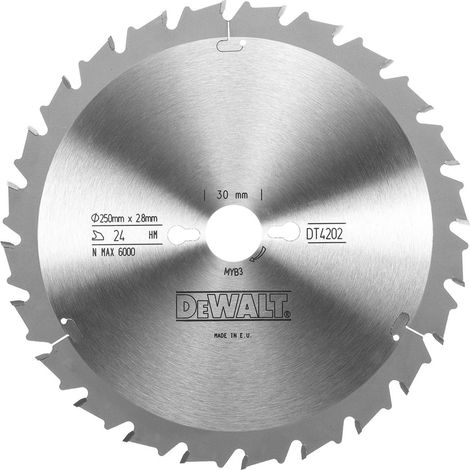 DEWALT EXTREME Radialarmsägeblatt für Stationärsägen DT4202-QZ (1/4)