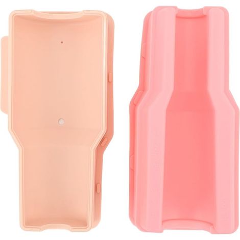 de 2 bacs à glaçons cylindriques professionnels en silicone creux (1/5)