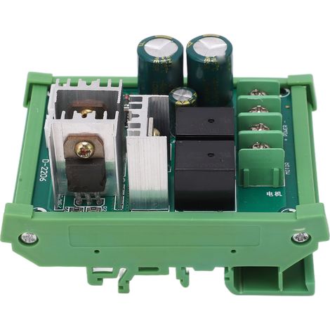 Variateur de vitesse moteur DC PWM 12-55V sur rail DIN, module régulateur pour moteur à balais puissant (1/5)
