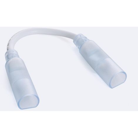 Verbinder Doppelt LED-Streifen Neon Dimmbar 220V Rund SFLEX14 mit Kabel Ø14 mm