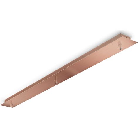 Rosone Lineare All In Metallo Rame 3 Luci (1/4)