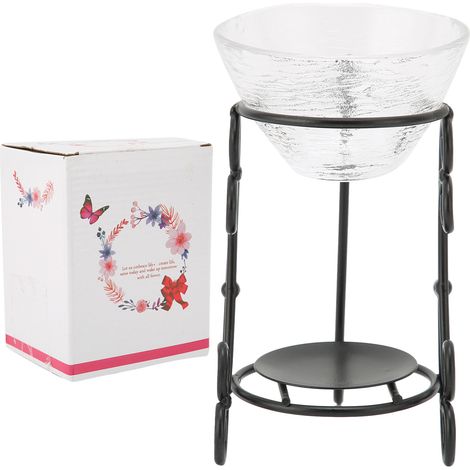 Brûleur d'huiles essentielles en fer pour aromathérapie, diffuseur d'arômes d'intérieur, décoration de maison (1/5)