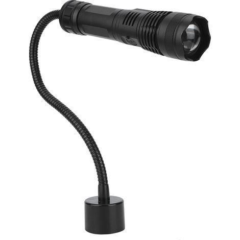 Lampe torche LED rechargeable USB 2 en 1 avec base magnétique pour fraiseuse CNC (1/5)
