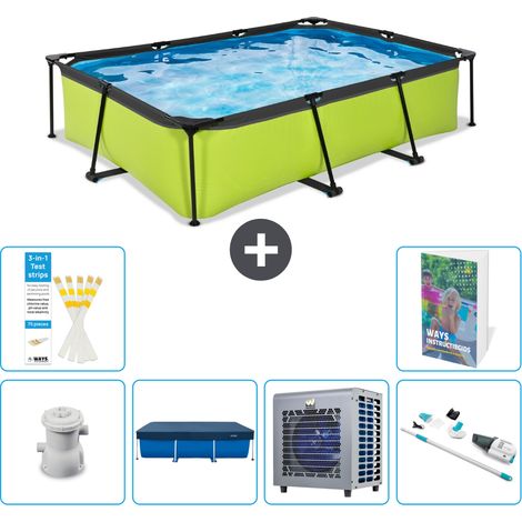 Exit Pool Rechteckig - 300x200x65 cm - 7-teilig S199 (1/5)