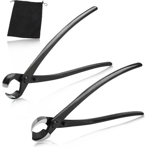 Bonsai Tool Kit, Concave Branch Cutters and Ball Buds, Black (1/5)