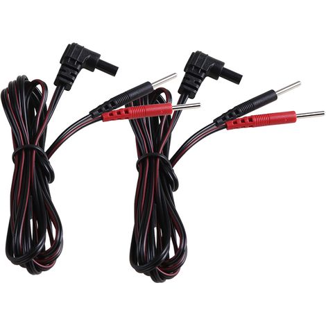(2 pièces) Câble d'électrode conductrice avec connexion numérique, outil de thérapie numérique (1/5)