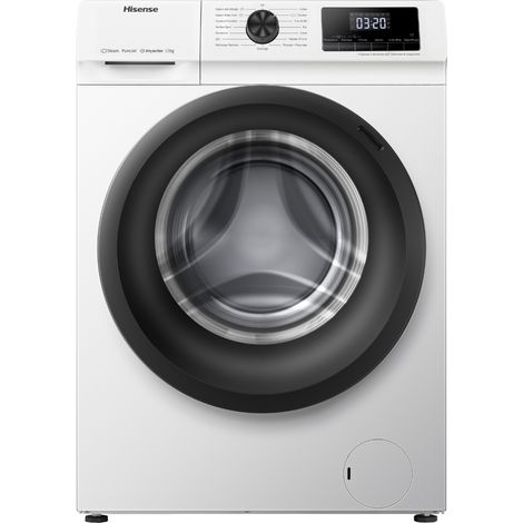 Lave-linge frontal 12kg 1400 tours/min - Hisense - W1214QE (1/5)