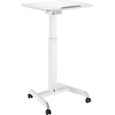 LogiLink Postazione di Lavoro Ergonomica Sit/Stand Scrivania Bianca (1/3)