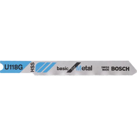 U 118 G: Basic Metal: 3Uds - Bosch