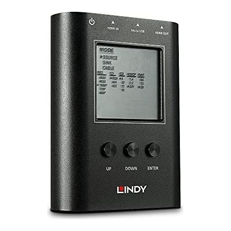 Lindy Analizador y Generador de Señal HDMI 2.0 18G negro (1/2)