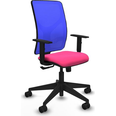 Sedia da ufficio piqueras y crespo Motilla blu pelle sintetica (1/2)