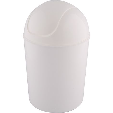 Poubelle basculante Oscar 7 l blanche