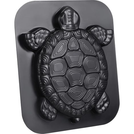 Moule de Chemin Tortue en Abs Noir pour Cours et Chemins Réutilisable, Forme Personnalisée, Moulage Pratique des Allées, Outil Manuel pour Béton et Pavés (1/5)