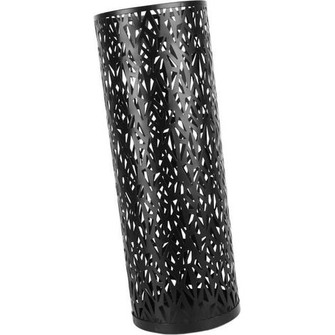 Porte-parapluie - SONEW - Rond - Métal Noir - Diamètre 40 cm - Design Contemporain (1/4)