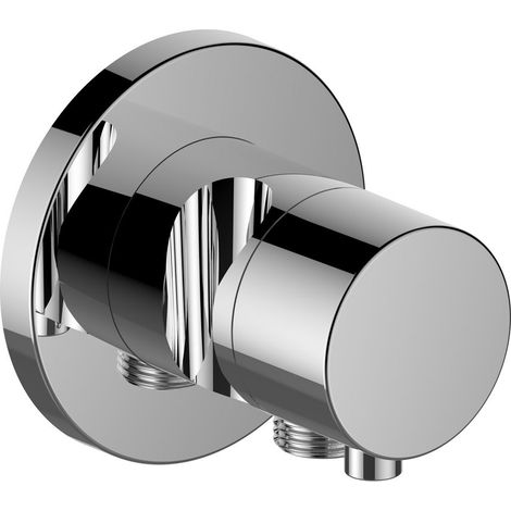 KEUCO 2-Wege Umstellventil IXMO Comfort 59556, Schlauchanschl./Brauseh., rund, verchromt (1/5)