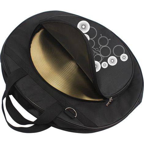 Sac à dos pour cymbales de 21 pouces avec trois poches, séparateurs amovibles et bretelles. (1/5)
