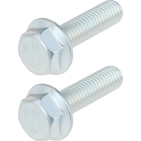Lot de 2 vis de montage pour tondeuse à gazon 19M7868 M8 x 30 x 1,25 mm compatibles avec 19M7868 (1/5)