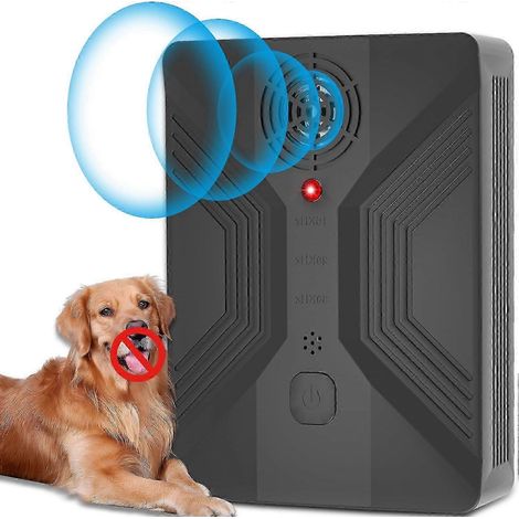 Dispositif anti-aboiements, dispositif anti-aboiements pour chiens longue portée (15 m), aboiements (1/5)