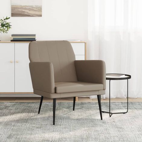 Sessel Cappuccino-Braun 61x78x80 cm Kunstleder