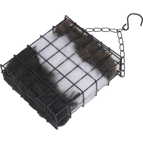 Mangeoire décorative pour oiseaux en forme de nid de cœur, en suif, à suspendre dans le jardin.-AquaForge (1/5)