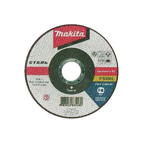 DISCO DA TAGLIO PER FERRO SOTTILI MAKITA Ø 115x1,6 mm  - conf. 50 pezzi - MAKITA
